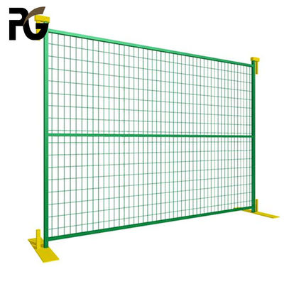 Green 6"X9.5" 4.0mm Canada Temporary Fence Powder Coated