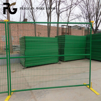 Green 6"X9.5" 4.0mm Canada Temporary Fence Powder Coated