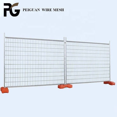 2.1*2.4m Building 3mm Australia Temporary Fencing Round Post