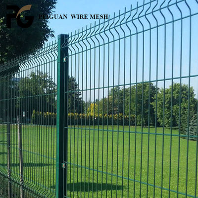 Powder Coated 4.0mm V Mesh Security Fencing 50 X 200mm 3d