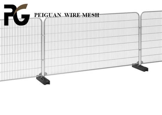High Security Construction Site Fencing , Grey Powder Coated Chain Link Fence